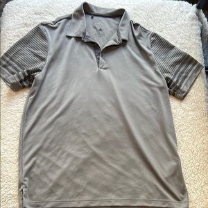 Men's adidas Gray Polo Shirt